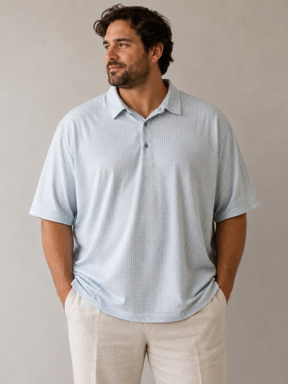 Jos A Bank Traveler Golf Polo Shirt 2X Blue Stretch Performance Quick Dry UV